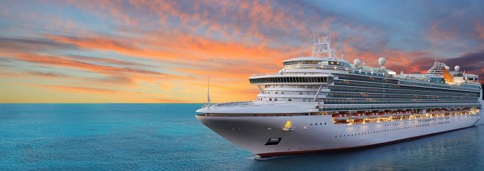 Cruising at sea