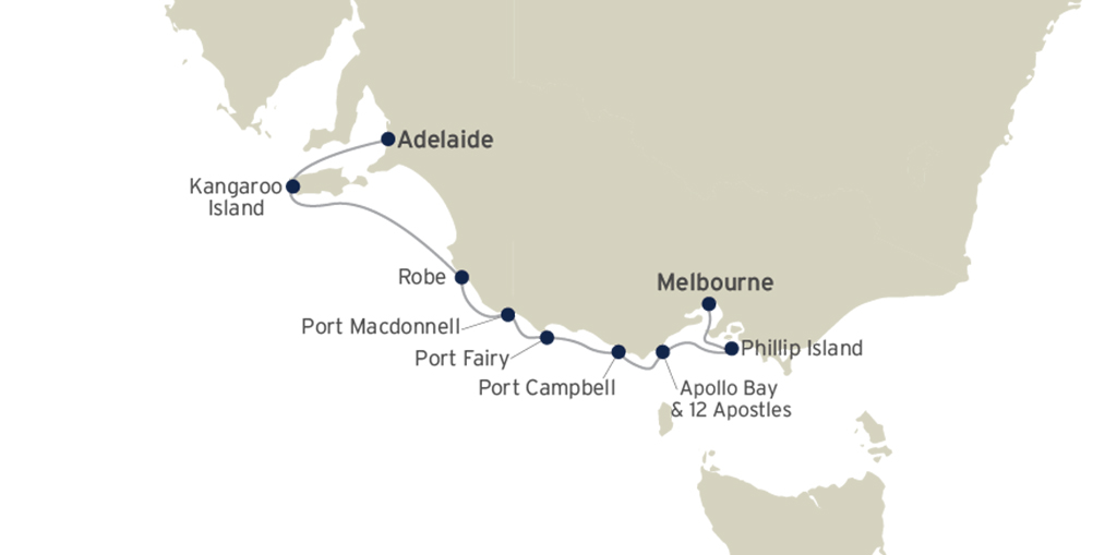 8 nights Adelaide to Melbourne