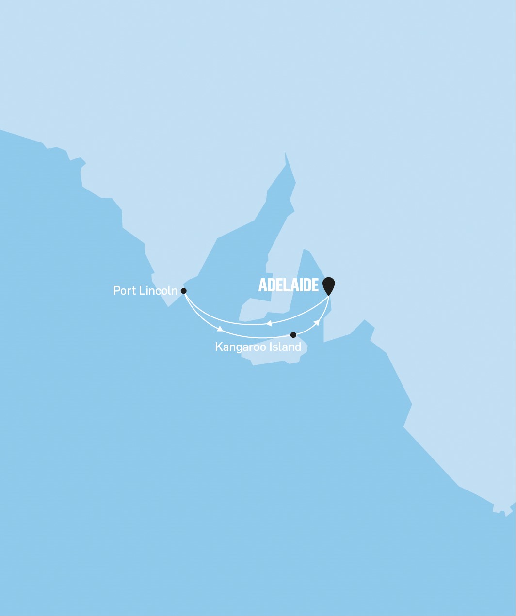 Cruising South Australia map