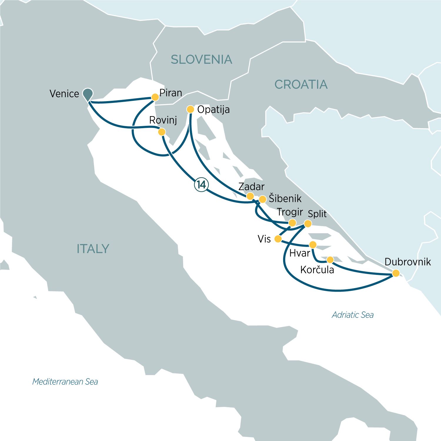 Discover the best of the Croatian coast