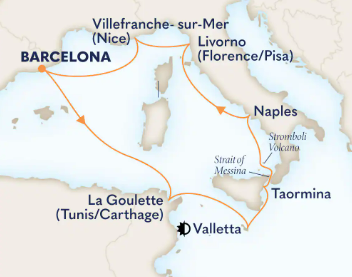 12 day Mediterranean cruise