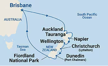 Sydney to New Zealand cruise