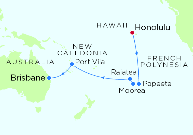 Hawaii to Sydney onboard Ovation of the Seas